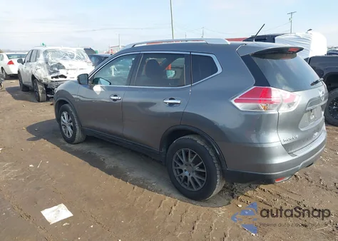 2015 Nissan Rogue Sv from USA, damaged, VIN KNMAT2MT0FP500154